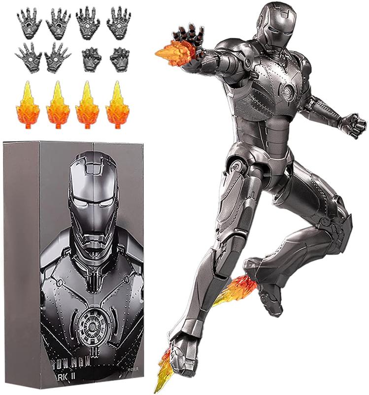 Iron Man series action figures - Multiple active joints - Multiple weapon accessories - Can be assembled freely - Luxury collectible model gifts