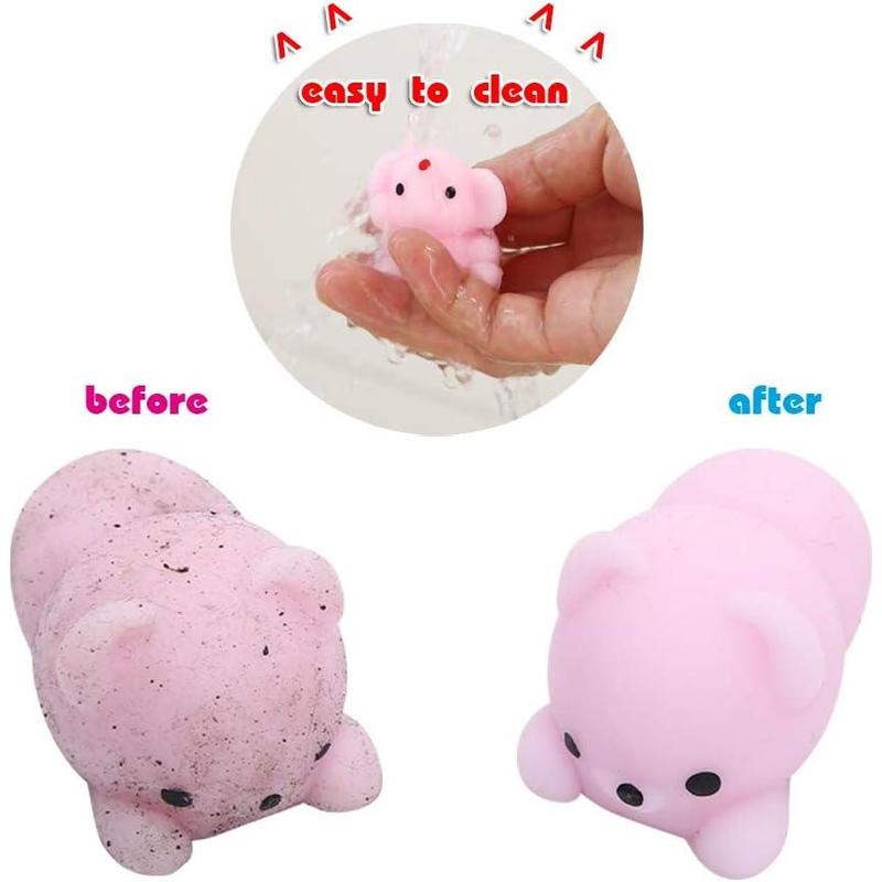 Squishies Squishy Toy 24s Party Favors for  Mochi Squishy Toy moji  Mini Kawaii squishies Mochi Stress Reliever Anxiety Toys Easter Basket Stuffers