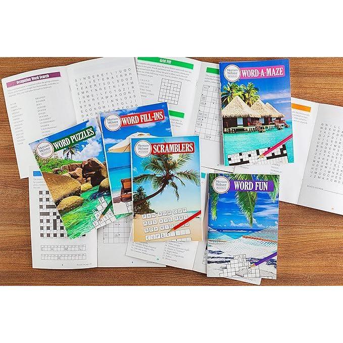 Merriam-Webster Puzzles 10 Booklet Set (Brain Games)