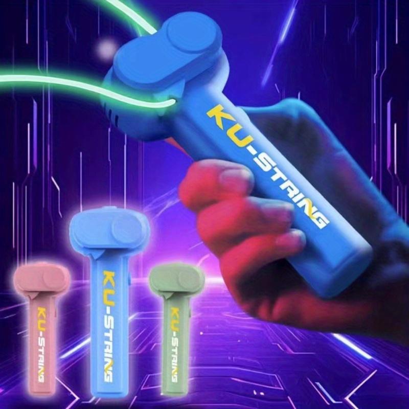 1pc Luminous Electric Rope Launcher, USB Charging, Portable Decompression Toy, Christmas Halloween Birthday Party Gift