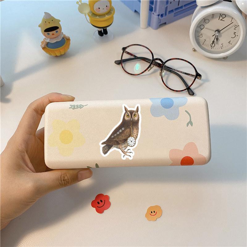 50pcs Retro Style Sticker, Waterproof Scrapbooking & Journal Making Material Paper, DIY Decorative Sticker For Stationery Computer Water Bottle