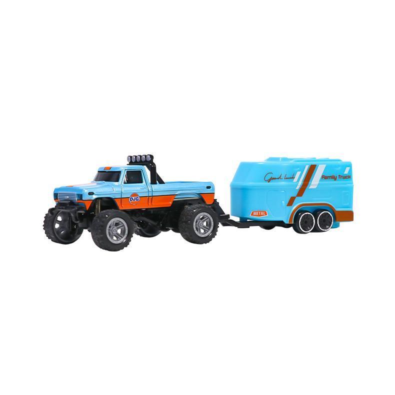 Kids Gift Toy car Mini RC Monster Truck, Alloy RC Big Wheel Truck, Remote Control RWD Off-Road Vehicle with Body Lights & Headlights, USB Rechargeable, Suitable for All Terrain,Tiny Toys for Fun, Holiday Birthday Christmas Gifts for Boys Kids