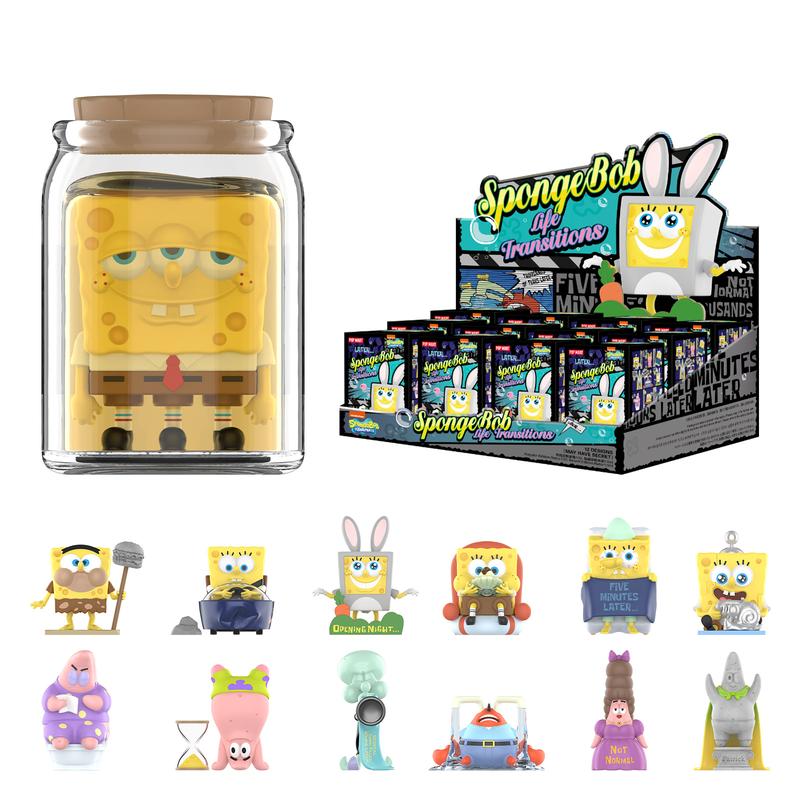 SpongeBob Life Transitions Series Figures, Blind Box, Mystery Box