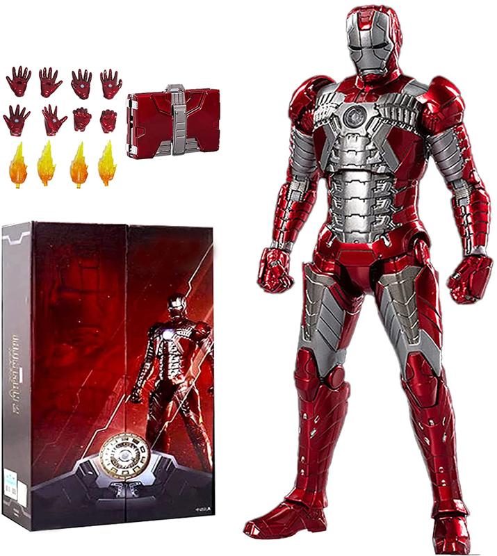 Iron Man series action figures - Multiple active joints - Multiple weapon accessories - Can be assembled freely - Luxury collectible model gifts