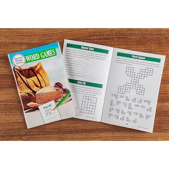 Merriam-Webster Puzzles 10 Booklet Set (Brain Games)