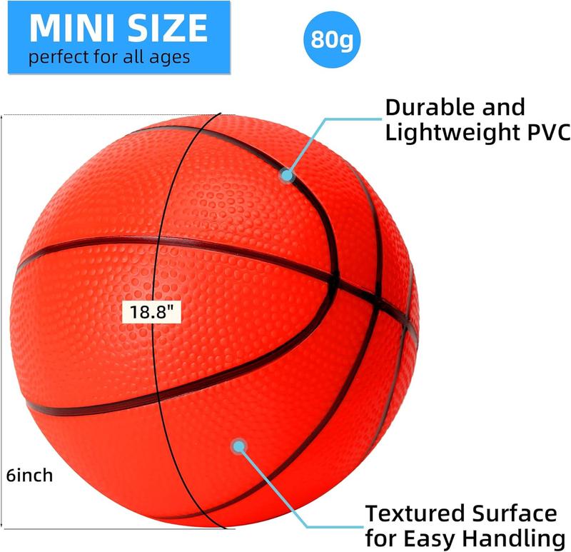 Mini Basketballs, 5 Pack 6