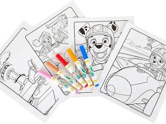 Paw Patrol Color Wonder, Ready Race Rescue, Mess Free Coloring Pages & Markers, Gift