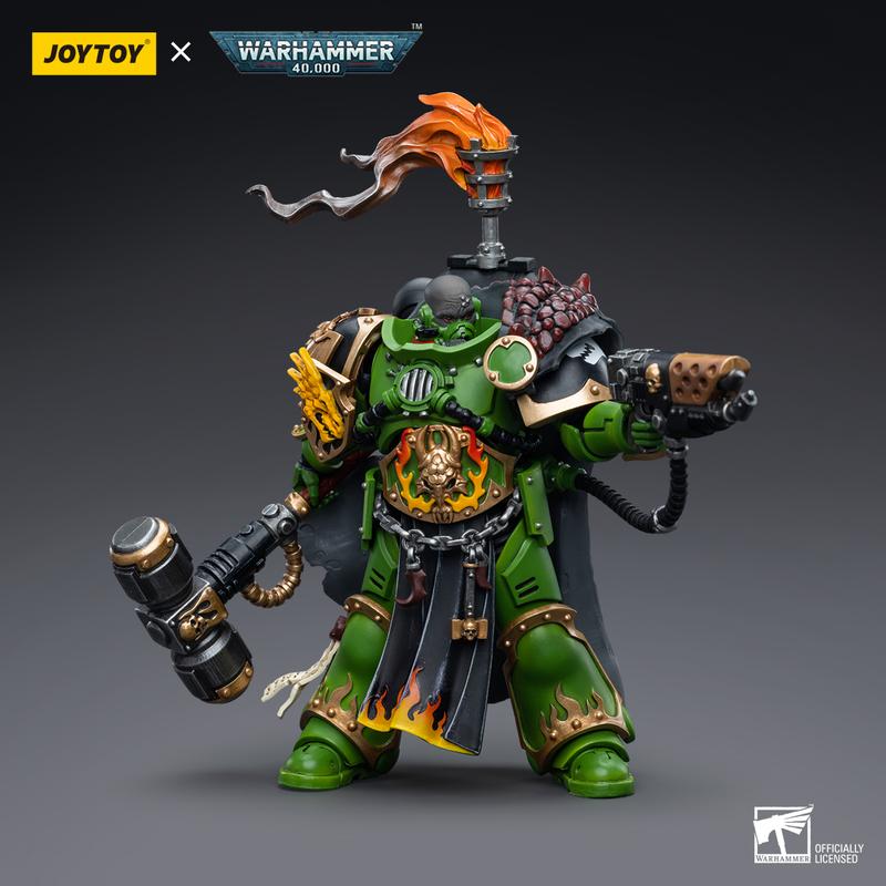 JOYTOY Warhammer 40,000 Series 1 18 Action Figures  Salamanders Captain Adrax Agatone Anime Games Action Figures-BARWEER