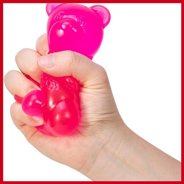 Schylling NeeDoh Gummy Bear - Sensory Fidget Toy with Jelly-Like Filling - 3.5