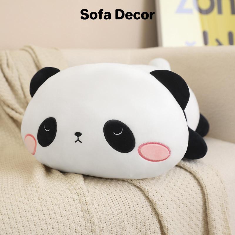 Cute Panda Design Plush Toy, Soft Stuffed Animal Plushie, Lovely Pillow for Kids and Adults, Birthday Gifts for Boys and Girls