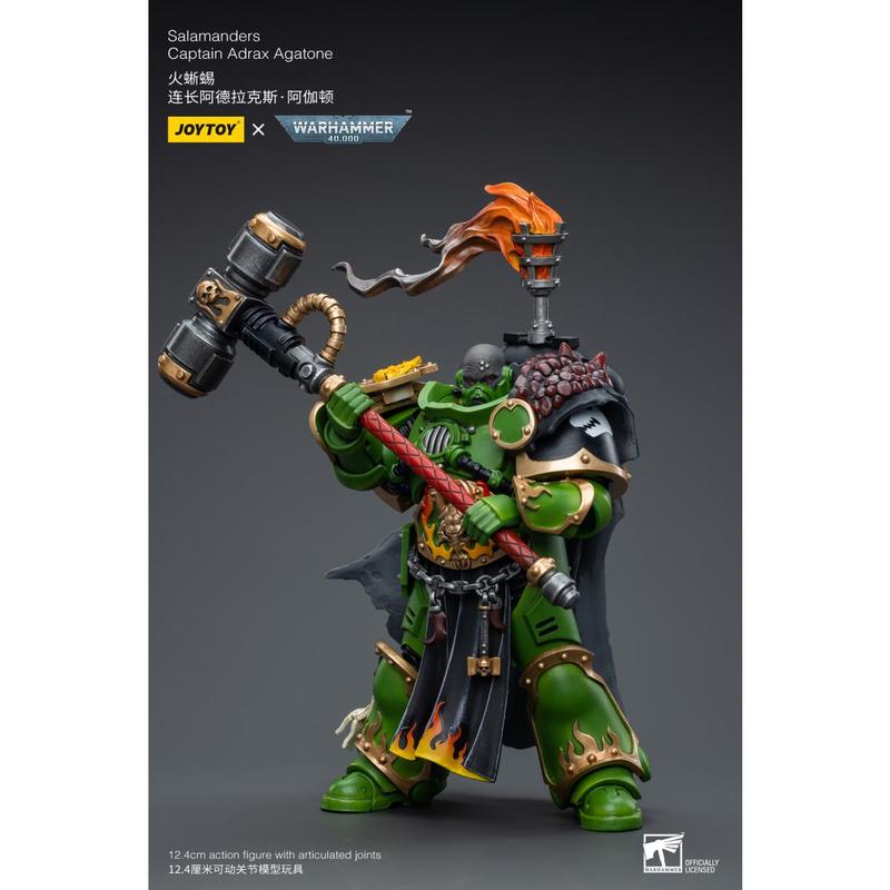 JOYTOY Warhammer 40,000 Series 1 18 Action Figures  Salamanders Captain Adrax Agatone Anime Games Action Figures-BARWEER