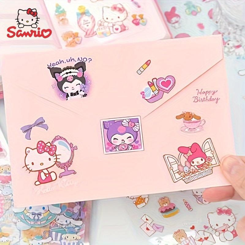 Cartoon Character Sticker Set, 100pcs box Random Waterproof Self Adhesive PET Sticker, DIY Decorative Sticker for Scrapbooking, Journaling, Gift Wrapping, Christmas Gift