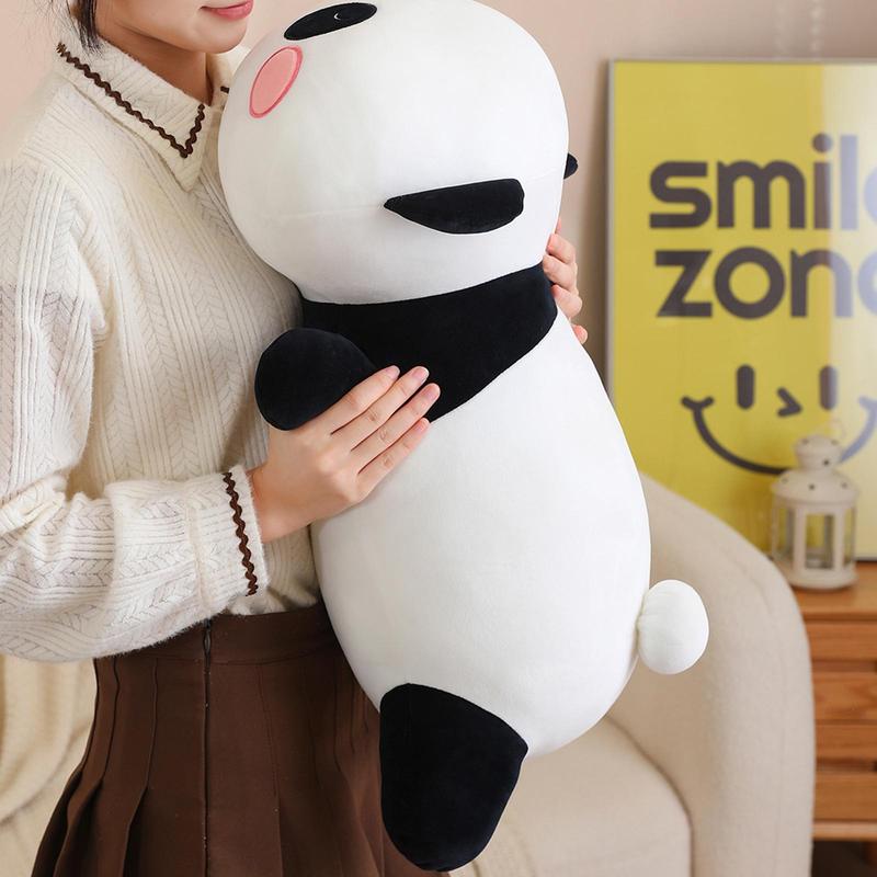 Cute Panda Design Plush Toy, Soft Stuffed Animal Plushie, Lovely Pillow for Kids and Adults, Birthday Gifts for Boys and Girls