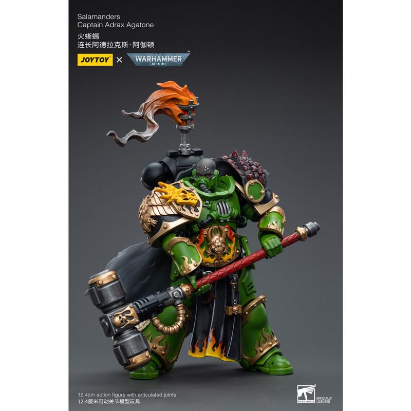 JOYTOY Warhammer 40,000 Series 1 18 Action Figures  Salamanders Captain Adrax Agatone Anime Games Action Figures-BARWEER