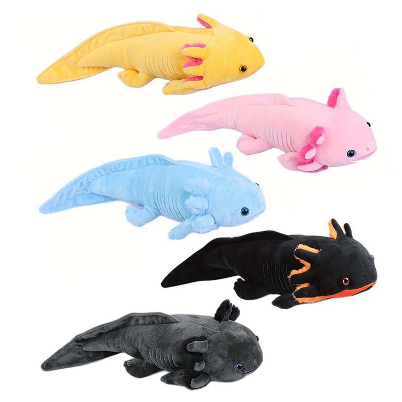 Axolotl Plush Toy, Realistic Amphibians Plush Toys for Summer Gift, Unique Plush Gift Collection, Stuffed Animal Unique Plush