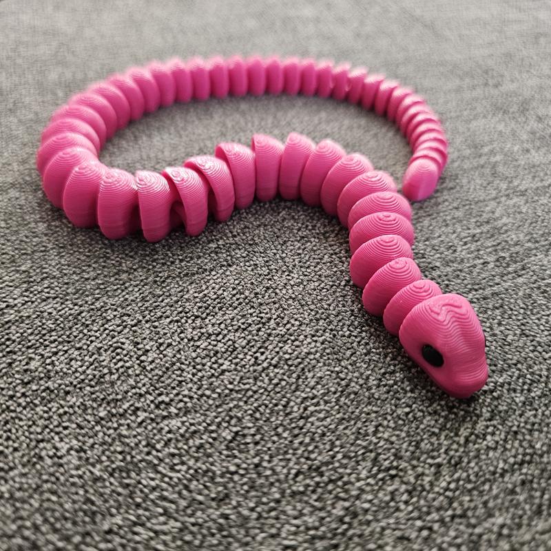 3D Printed Articulating Snake Figurine Great For Grab Bags Birthday Party Teachers Gifts