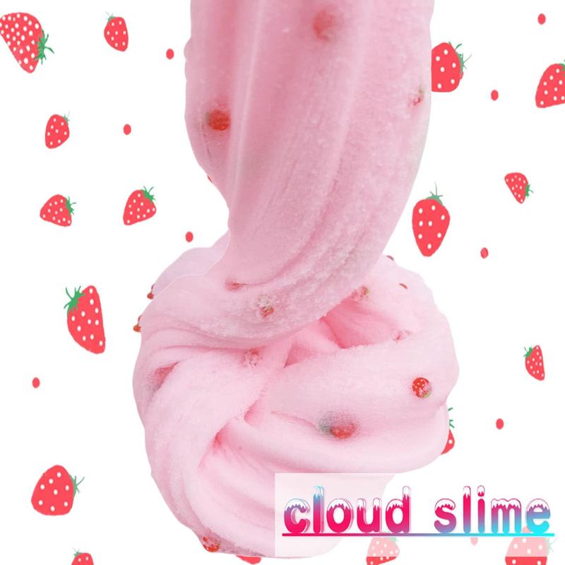 CHRISTMAS GIFT 2Color Cloud Slime,Non-Sticky and Super Soft Scented Slime,Birthday Gifts Party Favors