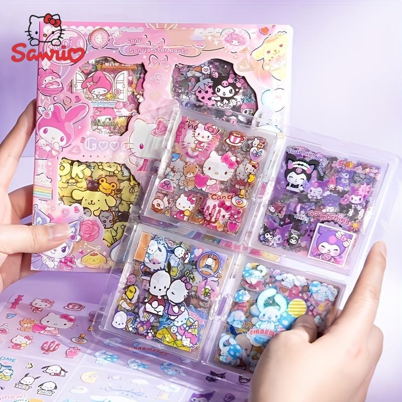 Cartoon Character Sticker Set, 100pcs box Random Waterproof Self Adhesive PET Sticker, DIY Decorative Sticker for Scrapbooking, Journaling, Gift Wrapping, Christmas Gift