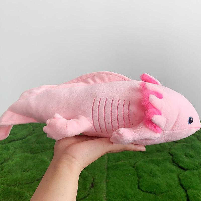 Axolotl Plush Toy, Realistic Amphibians Plush Toys for Summer Gift, Unique Plush Gift Collection, Stuffed Animal Unique Plush