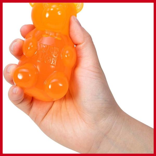 Schylling NeeDoh Gummy Bear - Sensory Fidget Toy with Jelly-Like Filling - 3.5