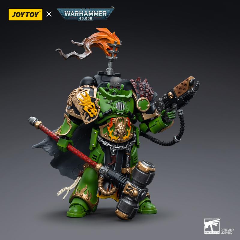 JOYTOY Warhammer 40,000 Series 1 18 Action Figures  Salamanders Captain Adrax Agatone Anime Games Action Figures-BARWEER