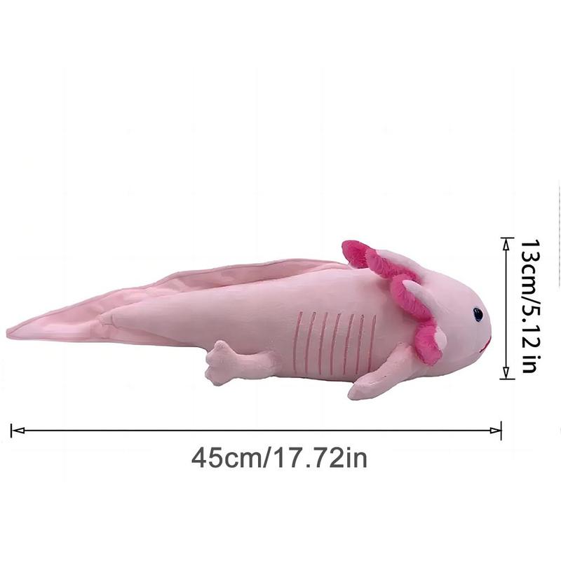 Axolotl Plush Toy, Realistic Amphibians Plush Toys for Summer Gift, Unique Plush Gift Collection, Stuffed Animal Unique Plush