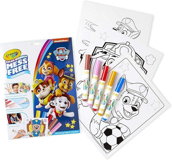 Paw Patrol Color Wonder, Ready Race Rescue, Mess Free Coloring Pages & Markers, Gift