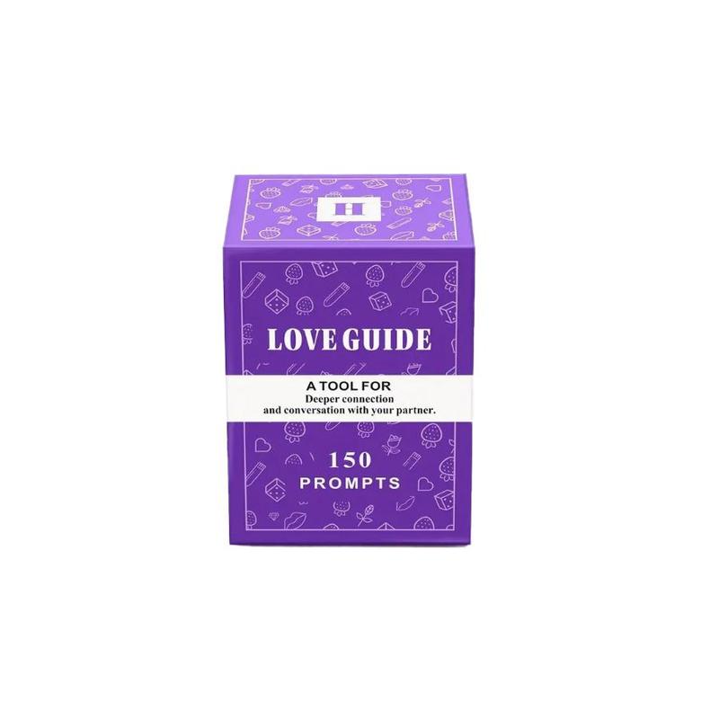 Love Guide Deck, 1 Box 150 Relationship Building Conversation Starters Card Games, Adventure Playing Cards, Couples Games, Office Supplies