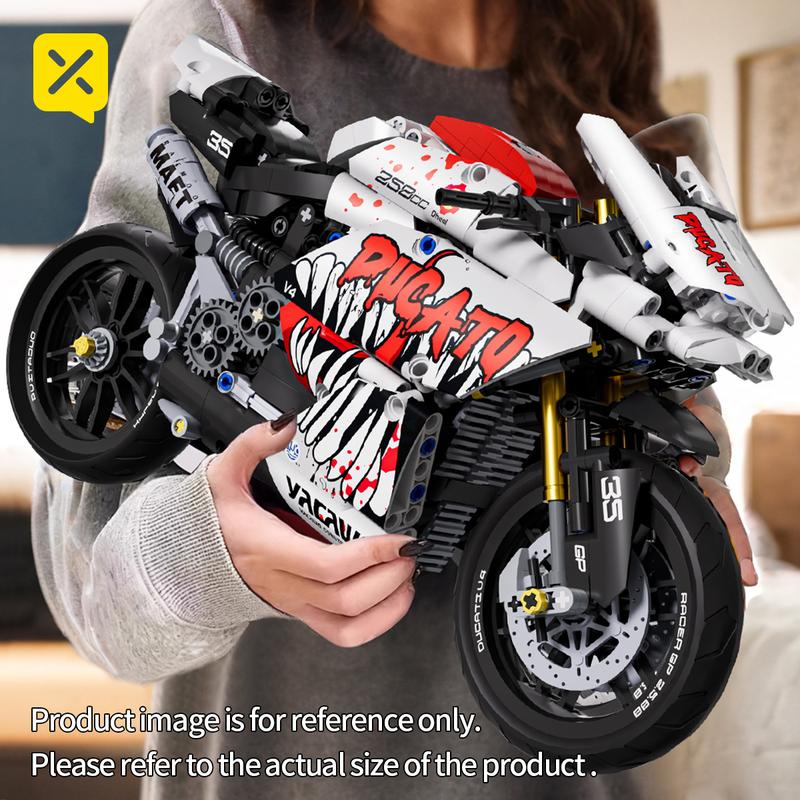 Venom Ducati building blocks assembled motorcycle racing educational toys model decoration