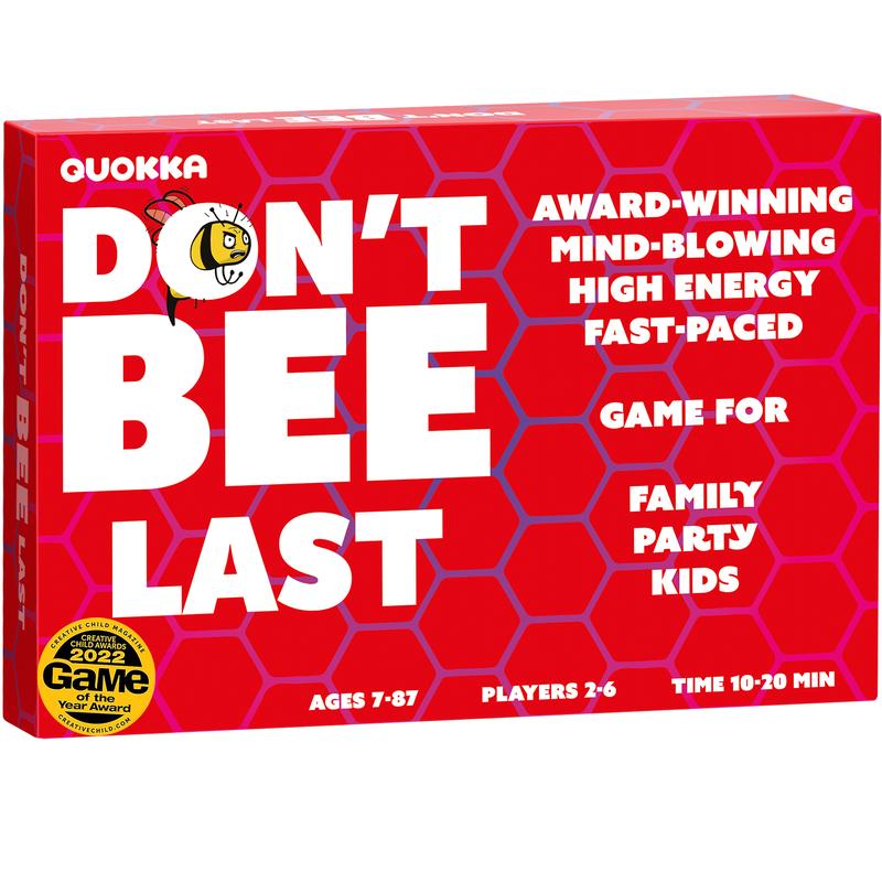 QUOKKA Don’t BEE Last | Fun Family Board Game for Kids & Adults