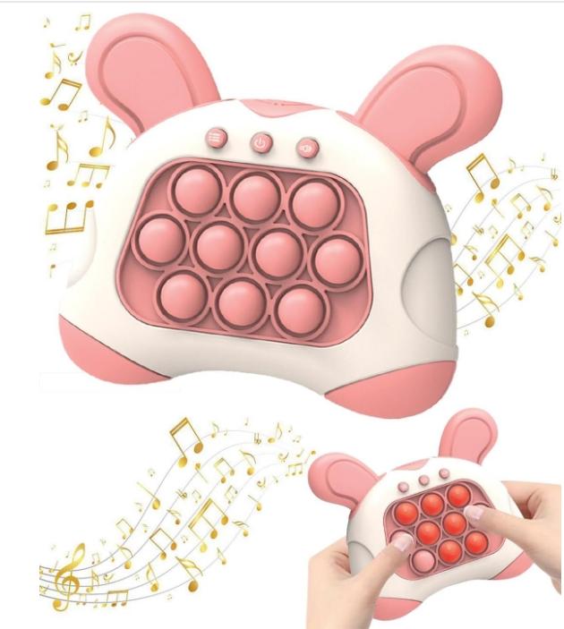 TheSevenStar Quick Push Game , Jigsaw Game Machine Toy Popping Game Bubbles, Stress ReliefStress Relief Handheld Electronic Popping Game