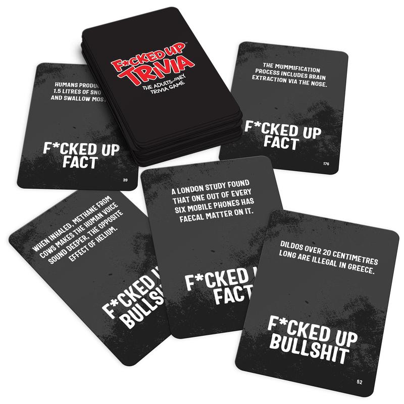 F*ed-up Trivia Card Game