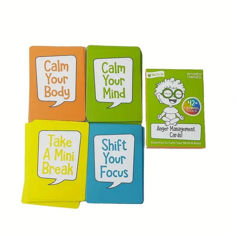 Anger Management Card Game, 1 Box Fun Family Gathering Travel Game Card, Stress Relief Game Card, Party Gift, Party Favors