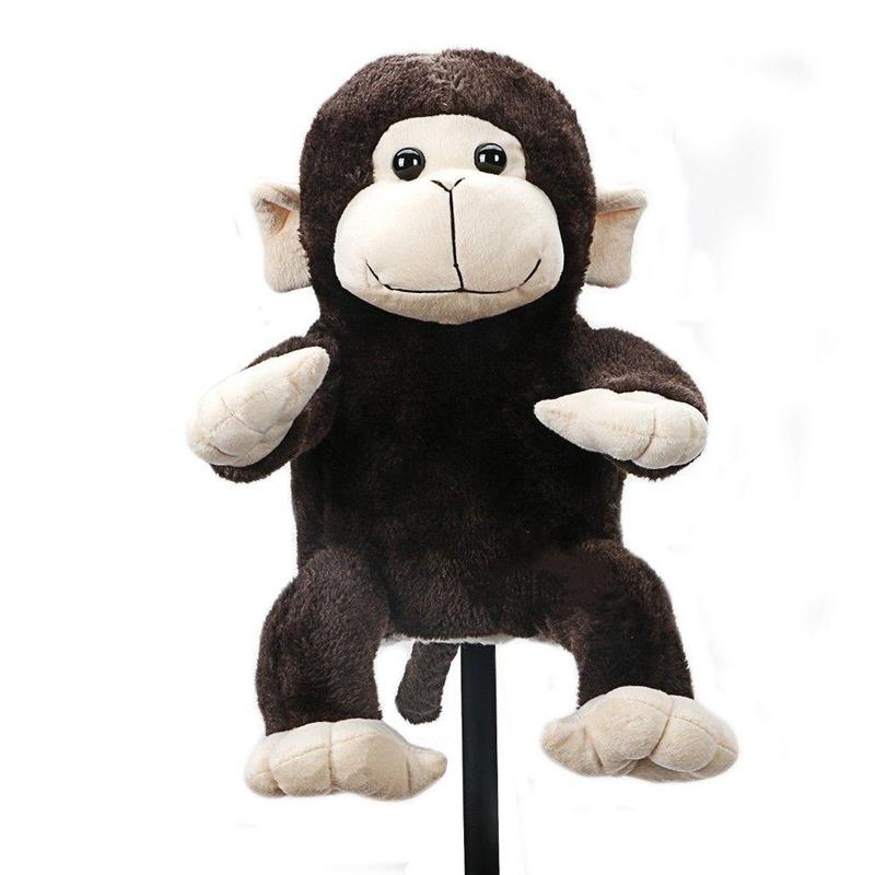 Golf Club Head Cover without Golf Club, Cute Monkey Design Plush Golf Club Head Cover, Golf Accessories, Summer Gift,  Kids Toys,  Toys for Kids Fidget Toys, Baby Toys Toddler Toys