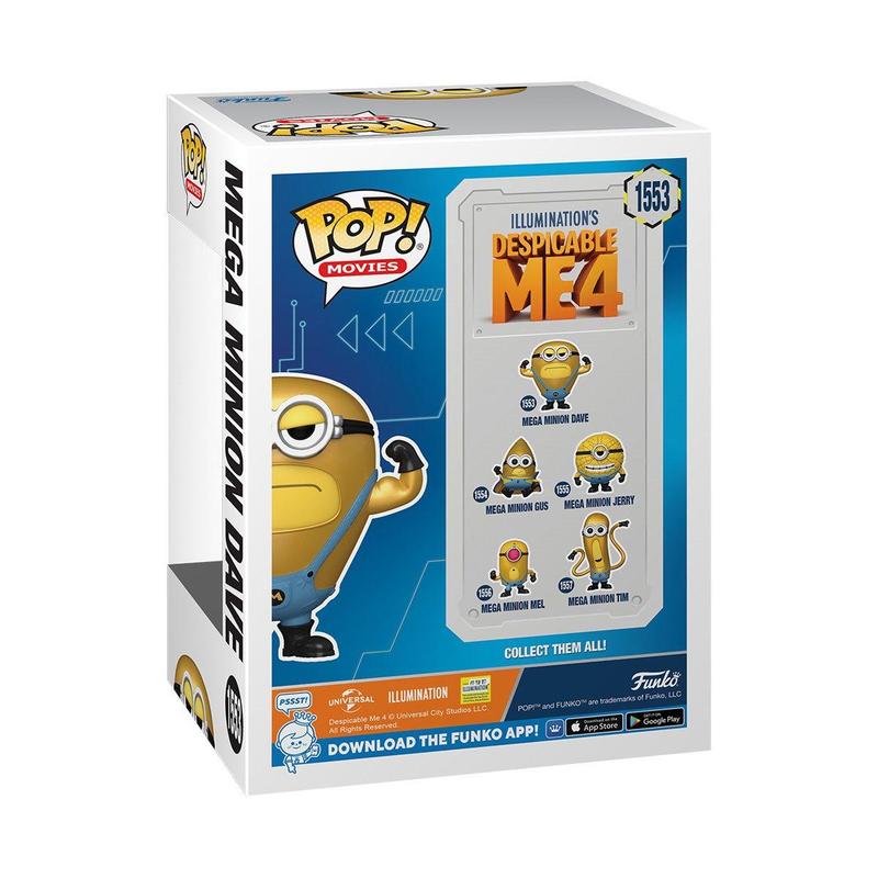 Funko Pop! Despicable Me 4 Mega Minion Dave Vinyl Figure