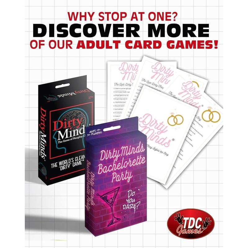 Games Travel Dirty Minds - Funny Card Games for , Hilarious Party Games for Game Night, Couples Games, Date Night