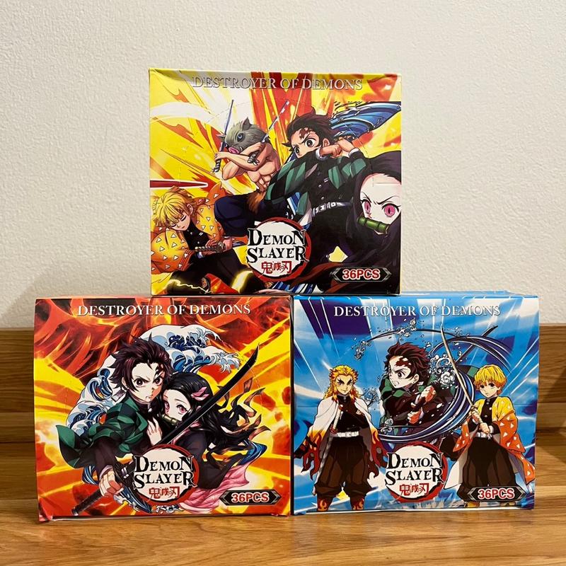 252 Kimetsu no Yaiba Cards, 36 Packs - Demon Slayer Sword Cards