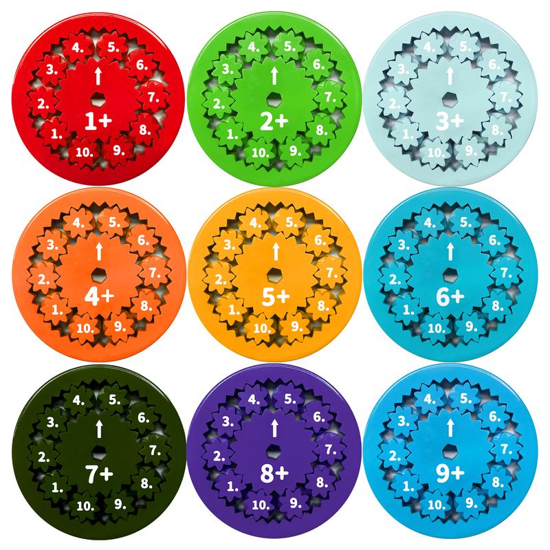 Math Fidget Spinners, Sensory Fidget Toys for Kids, Math Facts Fidget Spinner with Addition, Subtraction, Multiplication, and Division for Kids, Christmas Stocking Stuffers, Gifts, and Classroom Prize Math Game