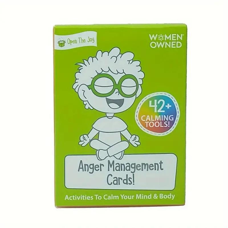 Anger Management Card Game, 1 Box Fun Family Gathering Travel Game Card, Stress Relief Game Card, Party Gift, Party Favors