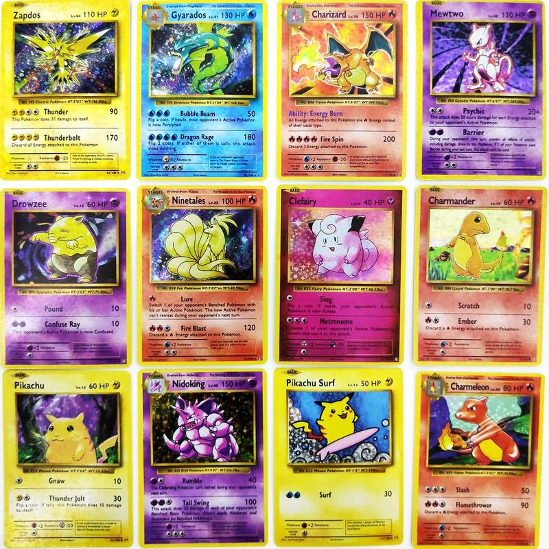 Shiny Pokemon TCG VMAX TAG TEAM MEGA EX GX game card set