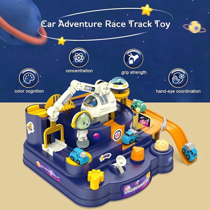 Car Adventure Track Toy for Boys Girls, Adventure Car Toys for Kids, Christmas Birthday Easter Halloween New Year Gifts for kids