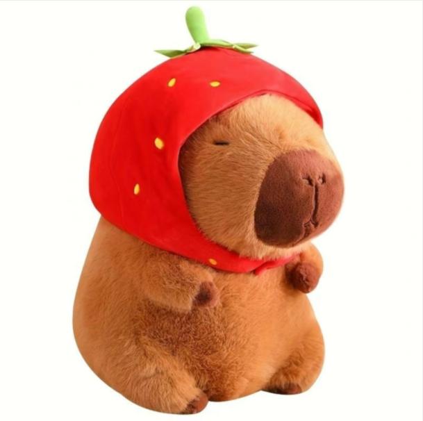 Summer Capybara Plush Toy, CuteSimulation Capybara Stuffed Toy, SoftAnimals Decoration Toy for Home Sofa &Bed,Pets Plush Toys, Bedroom Decor bedroom decor capybara  plush