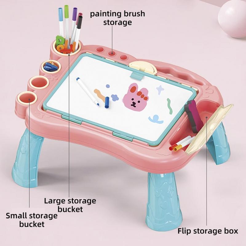 Children's Drawing Board, 1 Box Double Sided White Board & Black Board with Teaching Supplies, Painting Accessories, Learning & Educational Drawing Board