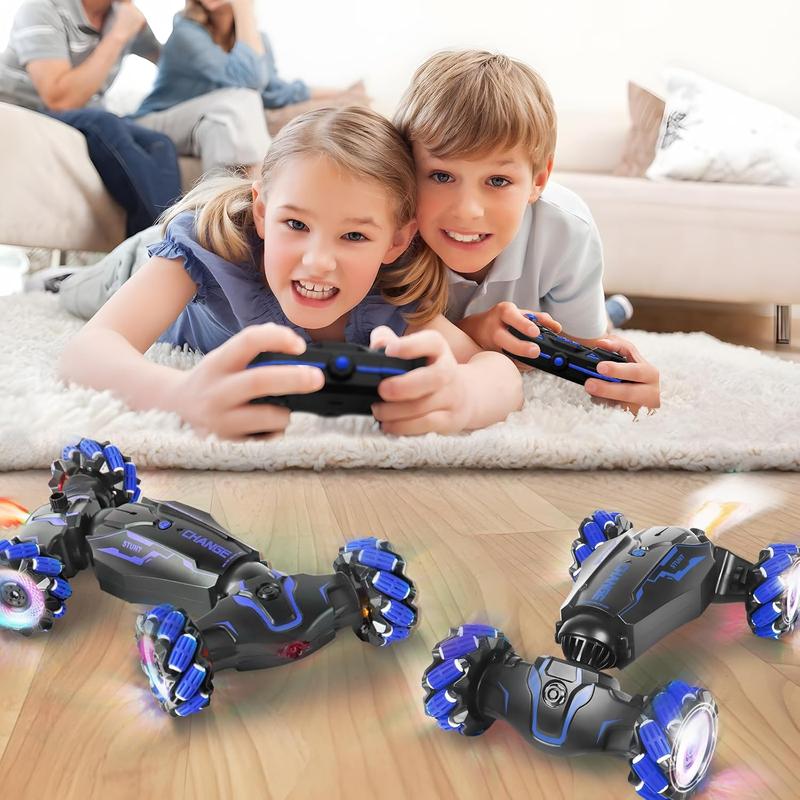 Remote Control Car - RC Car Stunt Car Toys Gesture Sensing RC Drift Car Rechargeable Toy Cars Transformer 360 Rotating Hand Controlled Car Christmas Birthday Gifts Remote Control Car for Boys Kids