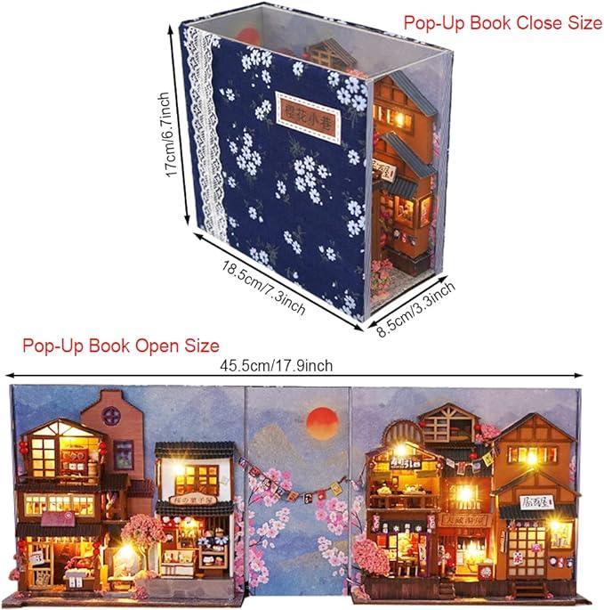 The Missing Piece DIY Sakura Alley Book Nook