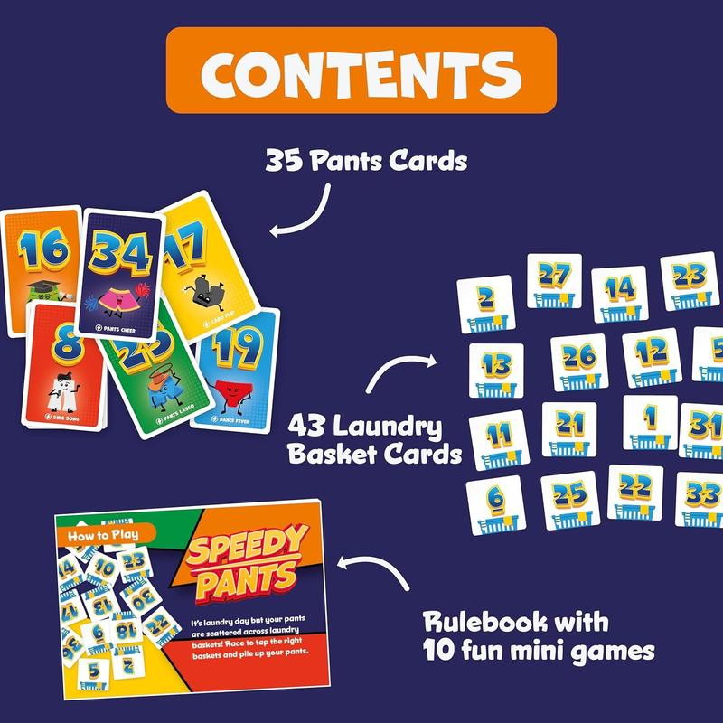 10-in-1 Fun Family Card Game for Kids, Teens, and Adults - Perfect Stocking Stuffer or White Elephant Gift - es 6+