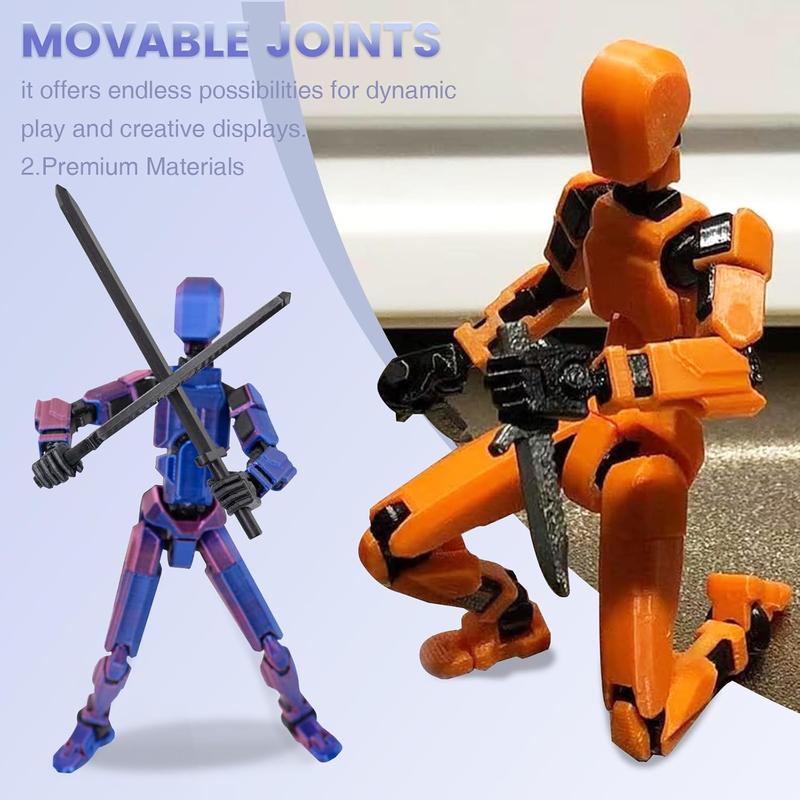 [ LEGEND STUDIO ] Assembled Legend 13 Action Figure: 3D Printed Advanced Articulation for Dynamic Poses | Personalized DlY Assembly | Premium ABS & PLA, ldeal Animation & Collector's ltem (Assembled, Includes 4 Exquisite Weapons )