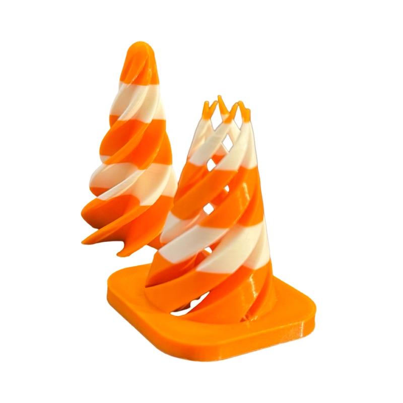 Imposible Passthrough Traffic Cone Fidget Toy