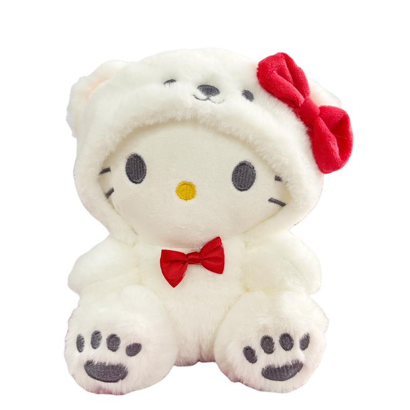 Hello KittyAnime doll Cute Plushie Toy - 9.8 Inch Soft Anime Plush Hugging Pillow, Perfect Cuddly Stuffed Animal Gift for Kids & Adults