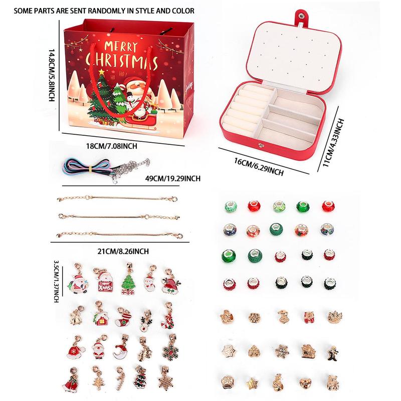 DIY Jewelry Making Kit, 1 Set Freely Assembled Beads & Charms & Accessories, Jewelry Craft Kit for Bracelet & Necklace, DIY Jewelry Making Supplies